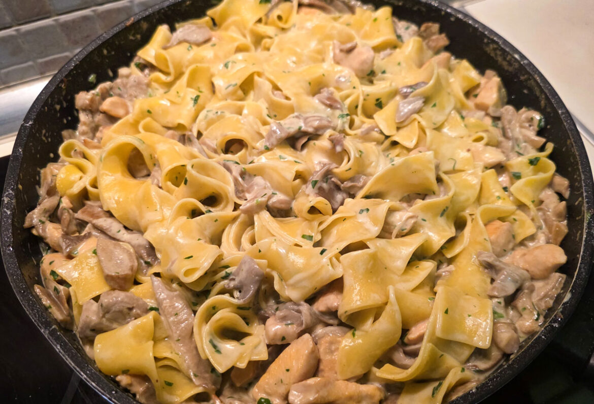 tjestenina s bukovačama