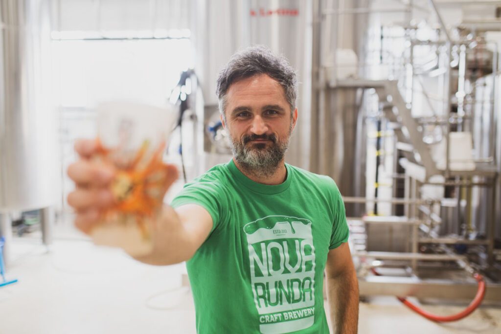 Marko Filipin beer and walk