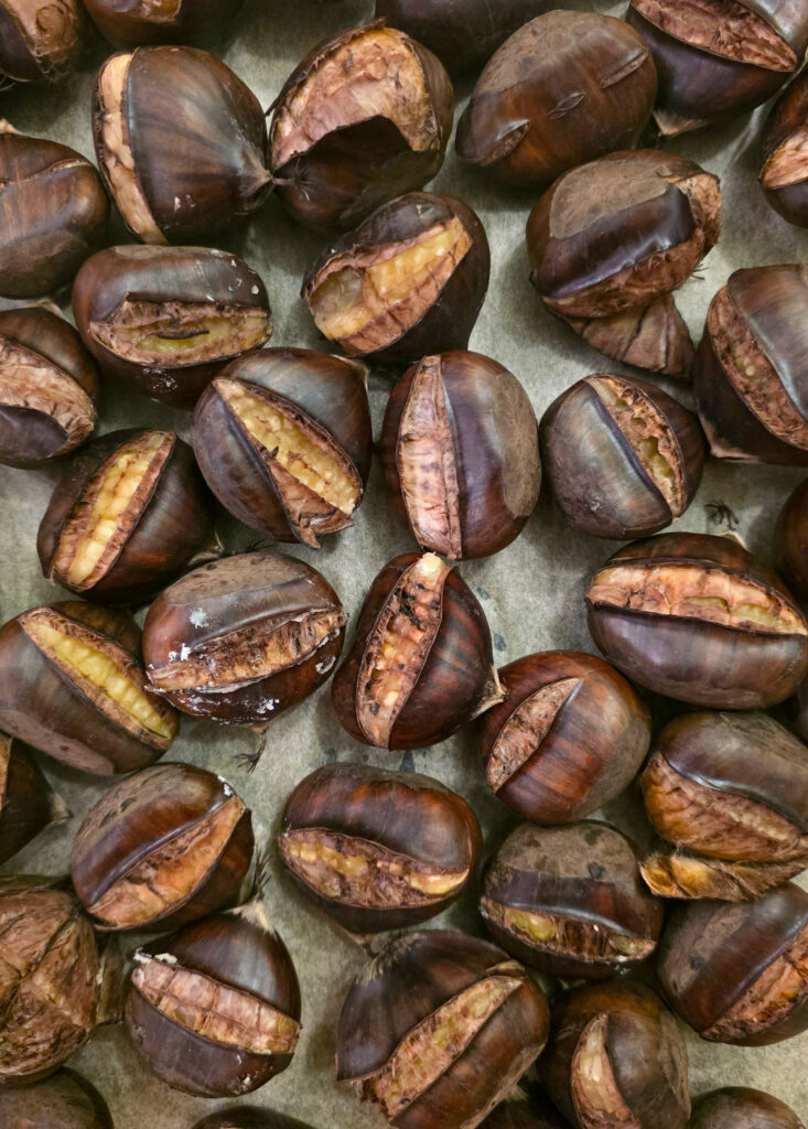 pečeni kesteni priprema